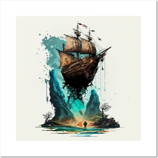 Pirate Ship - the goonies Posters and Art